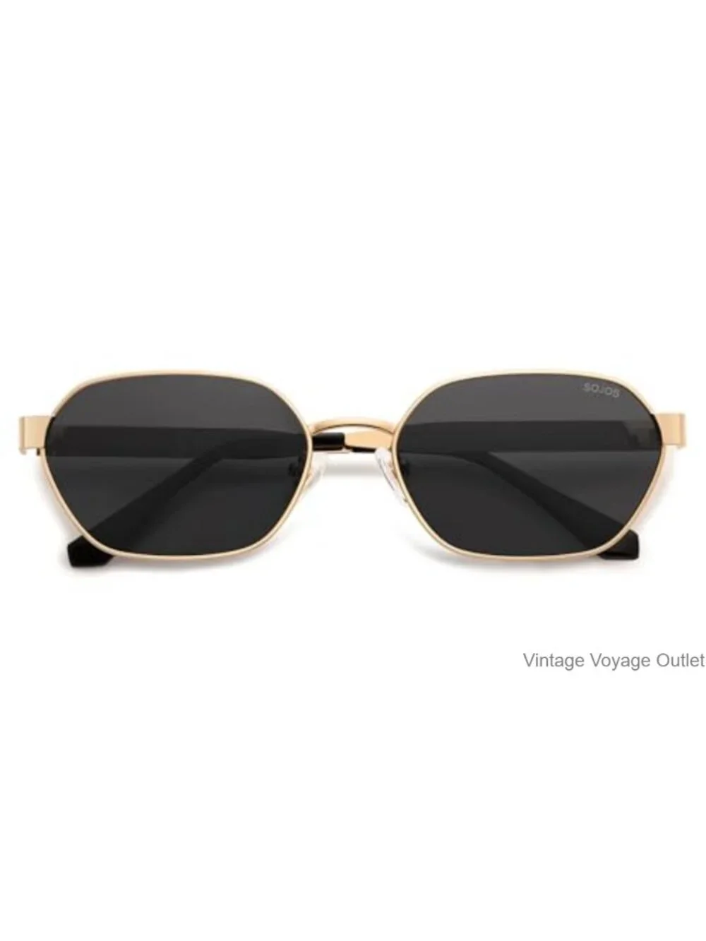 Polarized Hexagon Metal Frame Sunglasses UV400 Protection Unisex